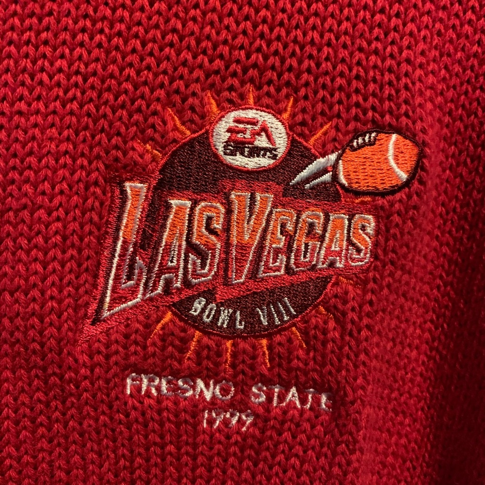 Vintage 1999 Las Vegas Bowl Fresno State Sweater